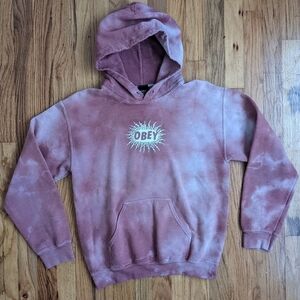 Tie-dyed Obey Hoodie
